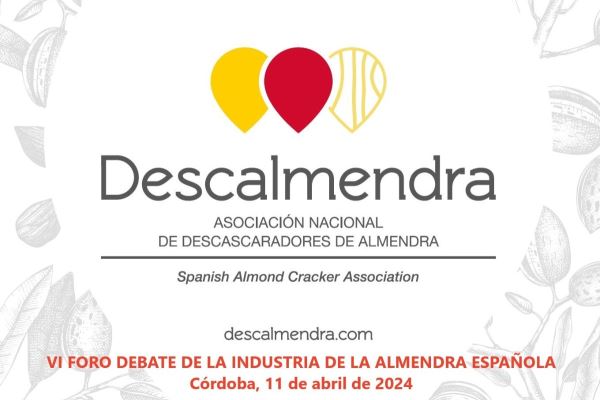 EL VI Foro Debate de la Industria de la Almendra Española se celebrará en Córdoba el 11 de abril de 2024.